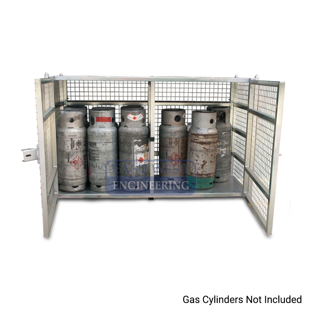 East West Engineering SGB249 500kg Load Limit Gas Cylinder Storage Cage - Flatpack – image 3