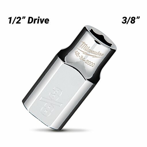 Milwaukee 45342000 1/2" Drive 3/8" SAE Standard 6 Point Socket – image 2