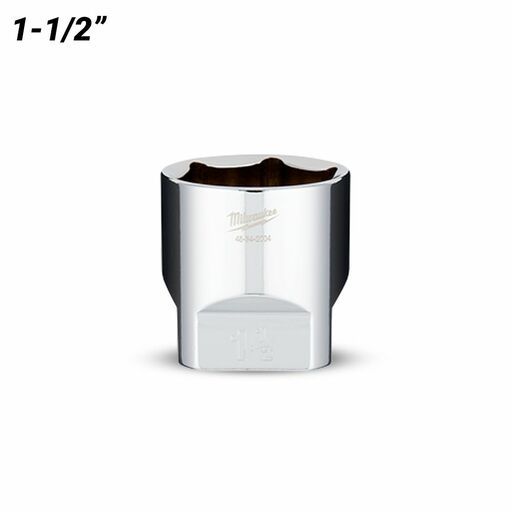 Milwaukee 45342004 1/2" Drive 1-1/2" SAE Standard 6 Point Socket – image 2