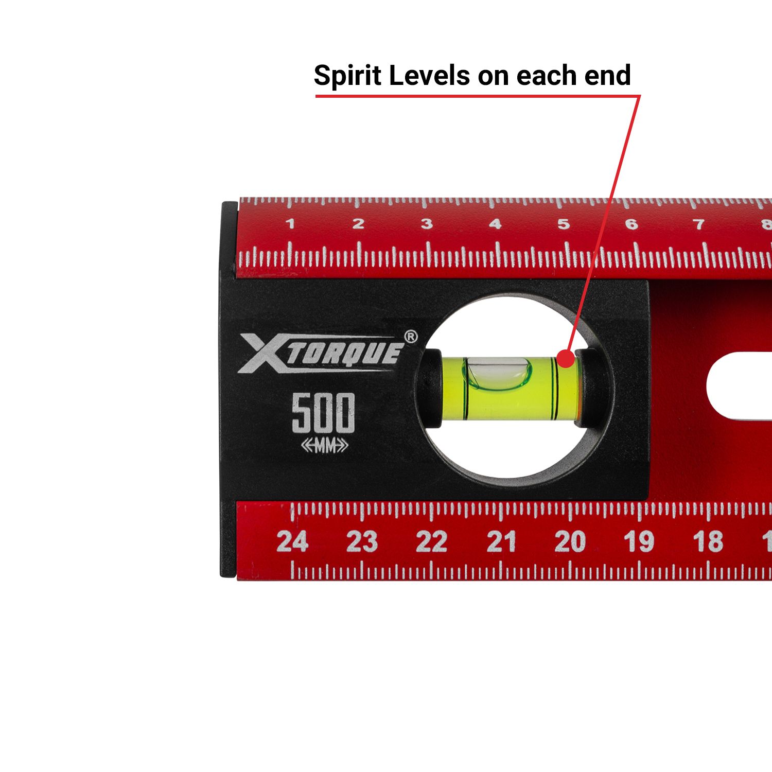 Xtorque XESL500 500mm Electricians Spirit Level – image 6