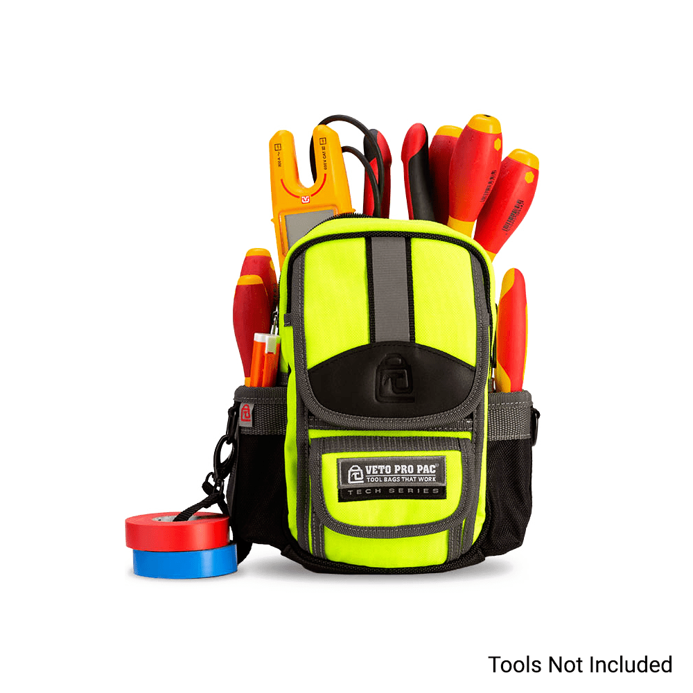 Veto Pro Pac VETOMBHV (VPP10239) Small Tech Meter Tool Pouch - Hi Vis Yellow – image 8