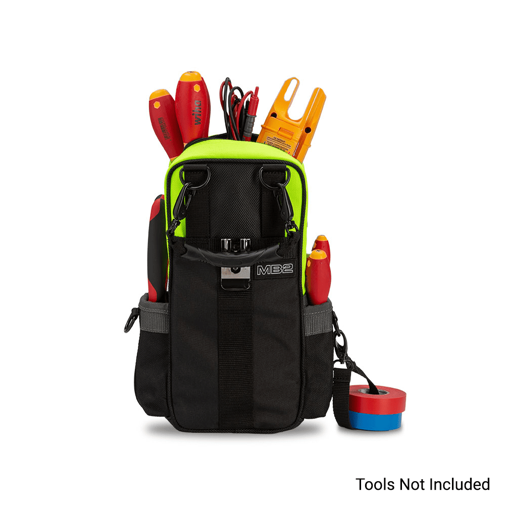 Veto Pro Pac VETOMB2HV (VPP10241) Tall Tech Meter Tool Pouch - Hi Vis Yellow – image 8