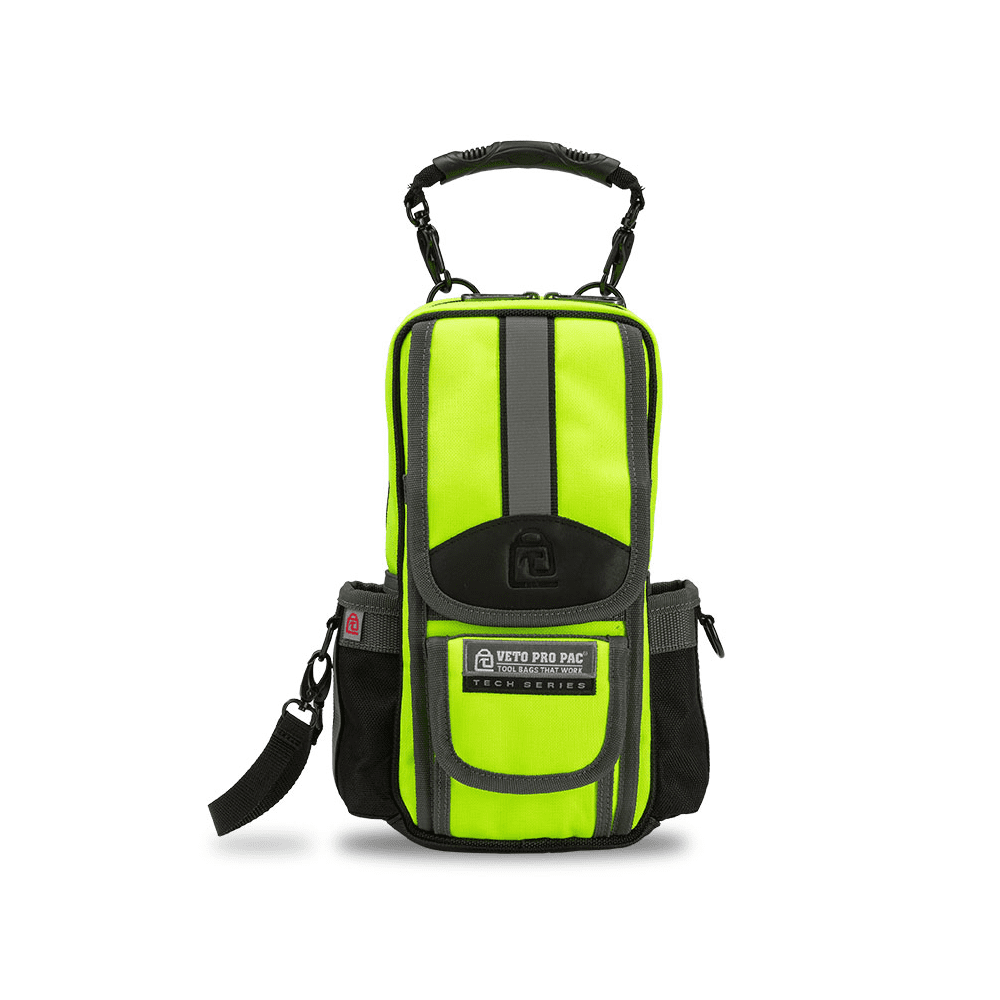 Veto Pro Pac VETOMB2HV (VPP10241) Tall Tech Meter Tool Pouch - Hi Vis Yellow – image 1