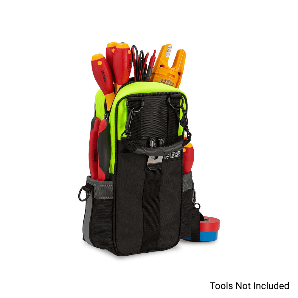 Veto Pro Pac VETOMB2HV (VPP10241) Tall Tech Meter Tool Pouch - Hi Vis Yellow – image 7