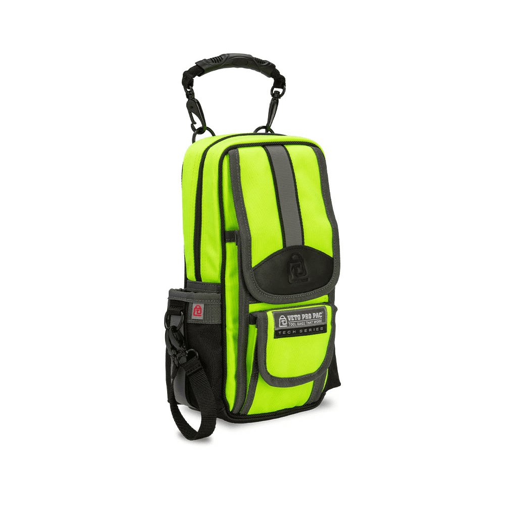 Veto Pro Pac VETOMB2HV (VPP10241) Tall Tech Meter Tool Pouch - Hi Vis Yellow – image 2