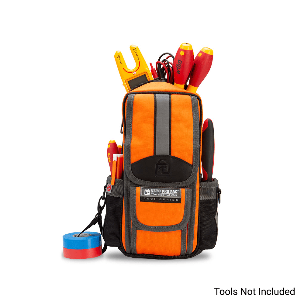Veto Pro Pac VETOMB2HVO (VPP10240) Tall Tech Meter Tool Pouch - Hi Vis Orange – image 5