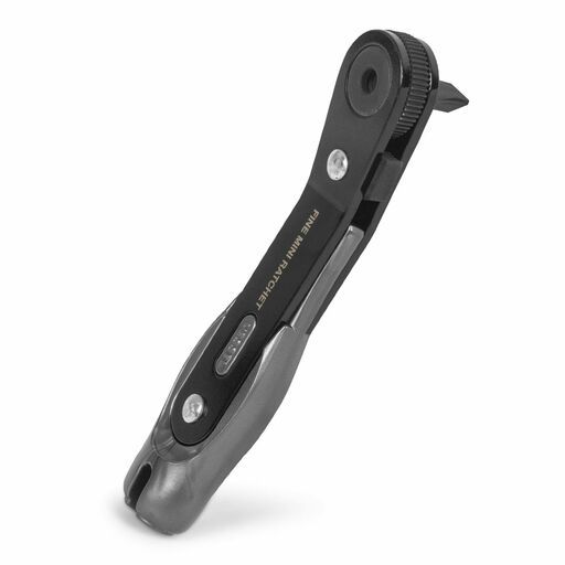 Vessel TD-25B Ultra Thin Fine Mini Ratchet Screwdriver Bent With 10 Bits Included – image 3