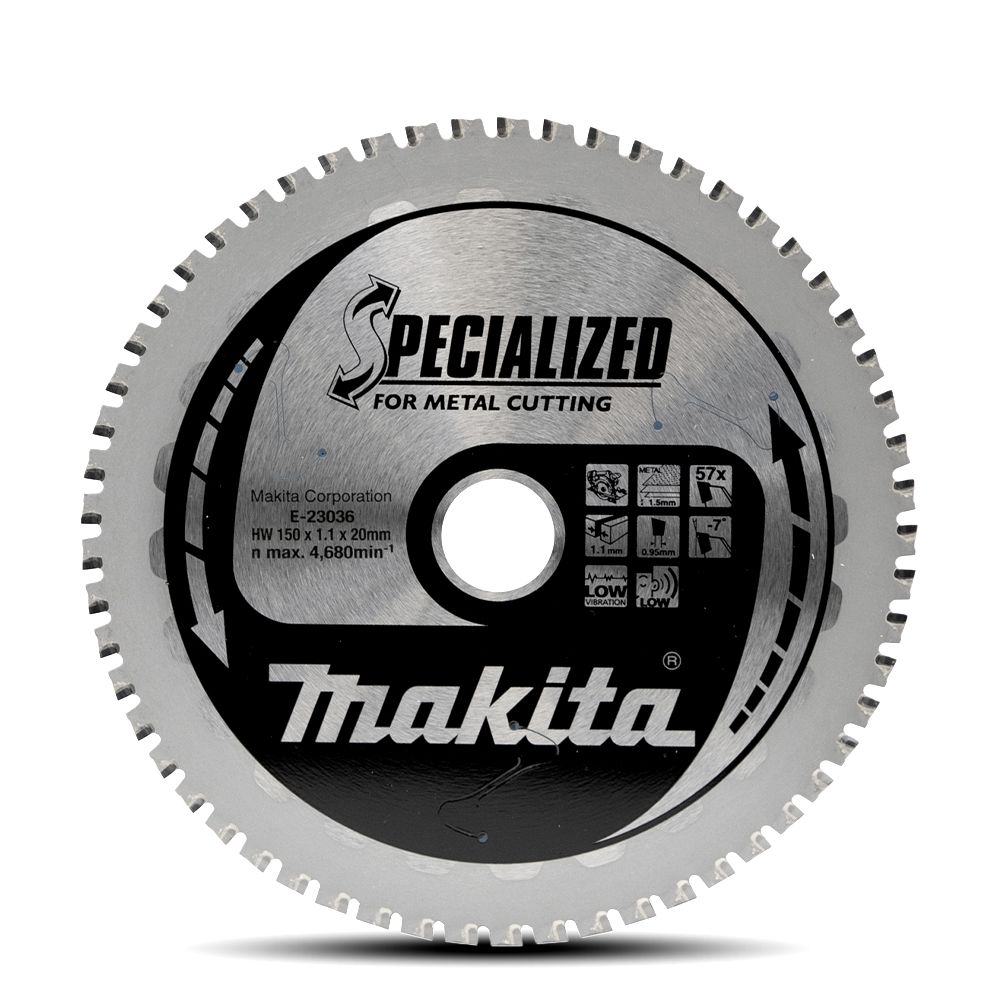 Makita E-23036 150mm x 20mm x 57T Metal TCT Saw Blade – image 2