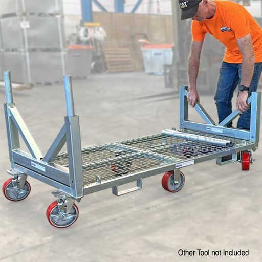 East West Engineering APV100 1000kg Working Load Pipe Trolley – image 6