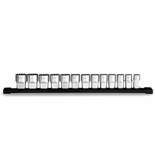 Milwaukee 48229522 13pce 1/2" Drive 12 Point Metric Socket Set – image 4