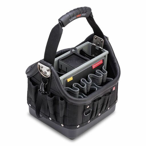 Veto Pro Pac VETOTECHOTMD-BLACK (VPP10743) Medium Tech Open Top Tool Bag - Blackout – image 3