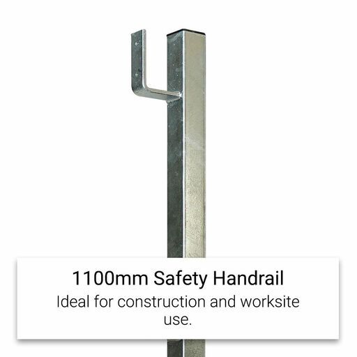 Safety Hand Railing Ctm Climbrite CHR1100 1100mm Temporary Safety Handrail