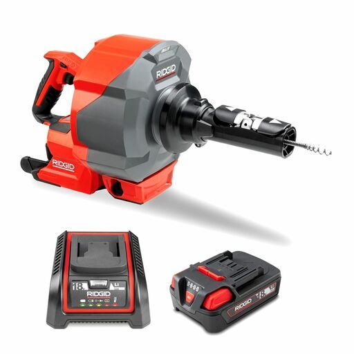 Ridgid K-46 (78078) 18V 2.5Ah Li-ion Cordless Brushless Sink Snake Combo Kit – image 2