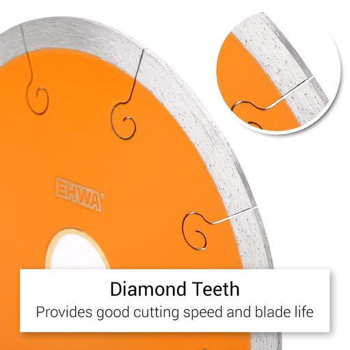 Ehwa EMSOC350 350mm (14") J-Slot Ceramic & Tile Diamond Blade – image 3