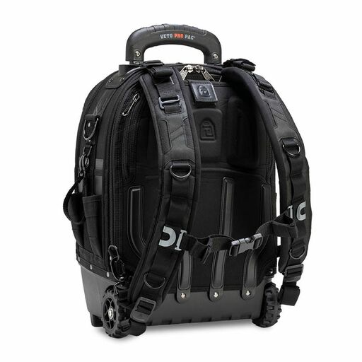 Veto Pro Pac VETOTPWHEELER-BLACK (VPP10874) TechPac Wheeled Backpack - Black – image 3