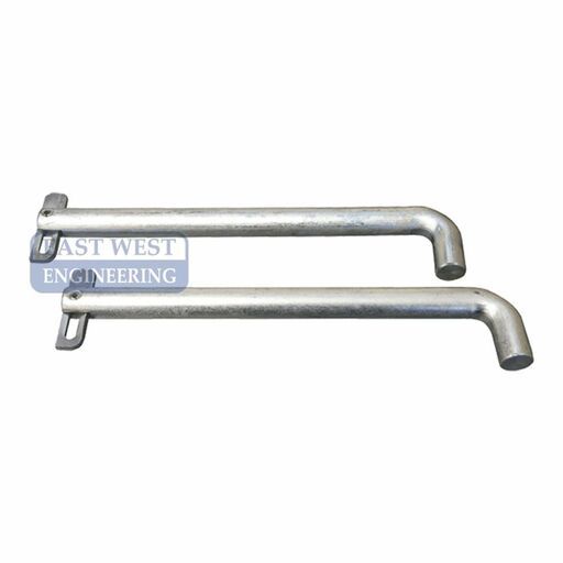 East West Engineering FE2-18 2.5 Tonne Working Load Limit 1.78m Long Fork Extension Slippers – image 3