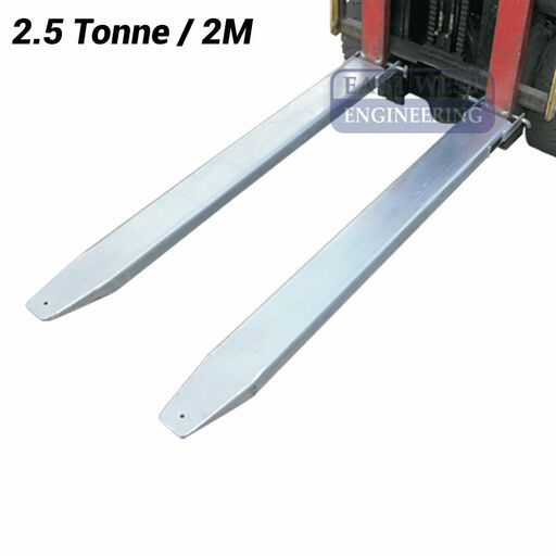 East West Engineering FE2-20 2.5 Tonne Working Load Limit 2.0m Long Fork Extension Slippers