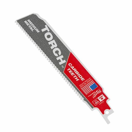Milwaukee 48475712 (48005712) 5-Pack SAWZALL The Torch Metal Demolition 150mm (6") 10TPI Blade – image 5
