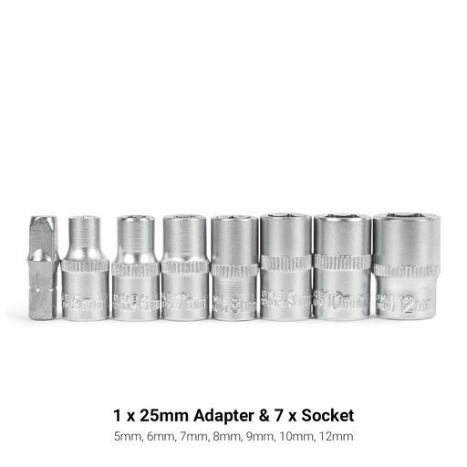 Xtorque X20SSS 20pce Screwdriver Bit and Socket Set With Ratchet Wrench – image 6