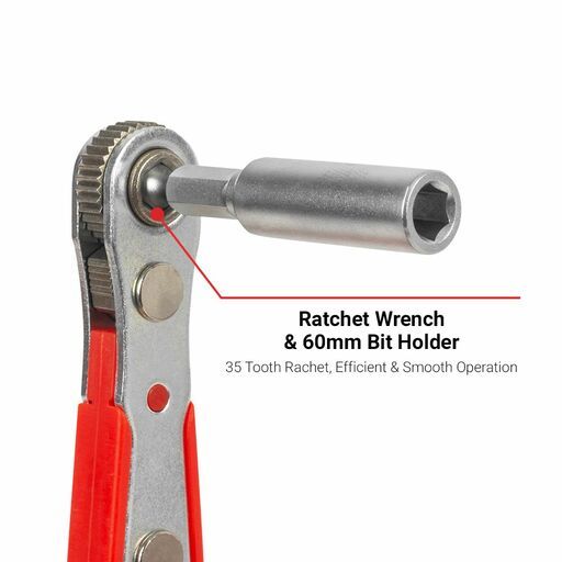 Xtorque X20SSS 20pce Screwdriver Bit and Socket Set With Ratchet Wrench – image 5