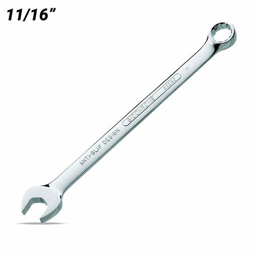 Sidchrome SCMT22422 11/16" Imperial Ring & Open End Spanner – image 2