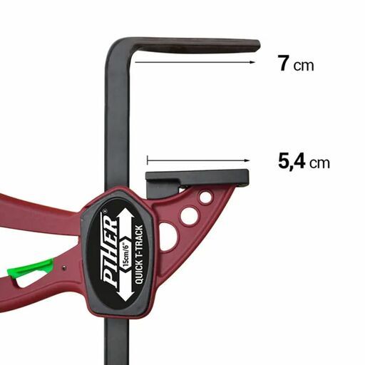 Piher GP-52101 150mm T-Track Clamp – image 2