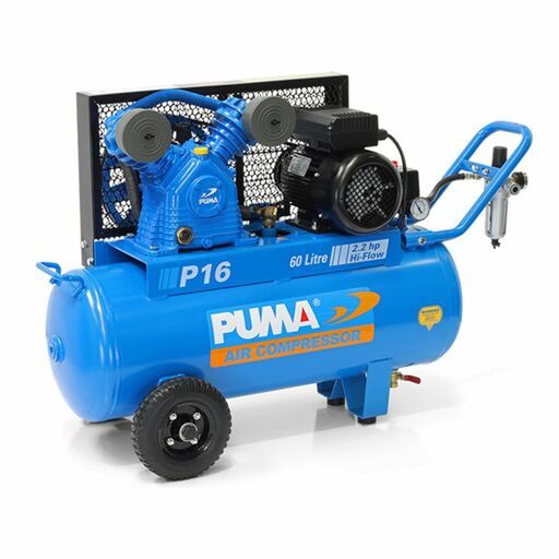 PUMA Air Compressor PU P16-60L 240V 240V 2.2HP 1225RPM 240L/min Electric Motor Air Compressor – image 2