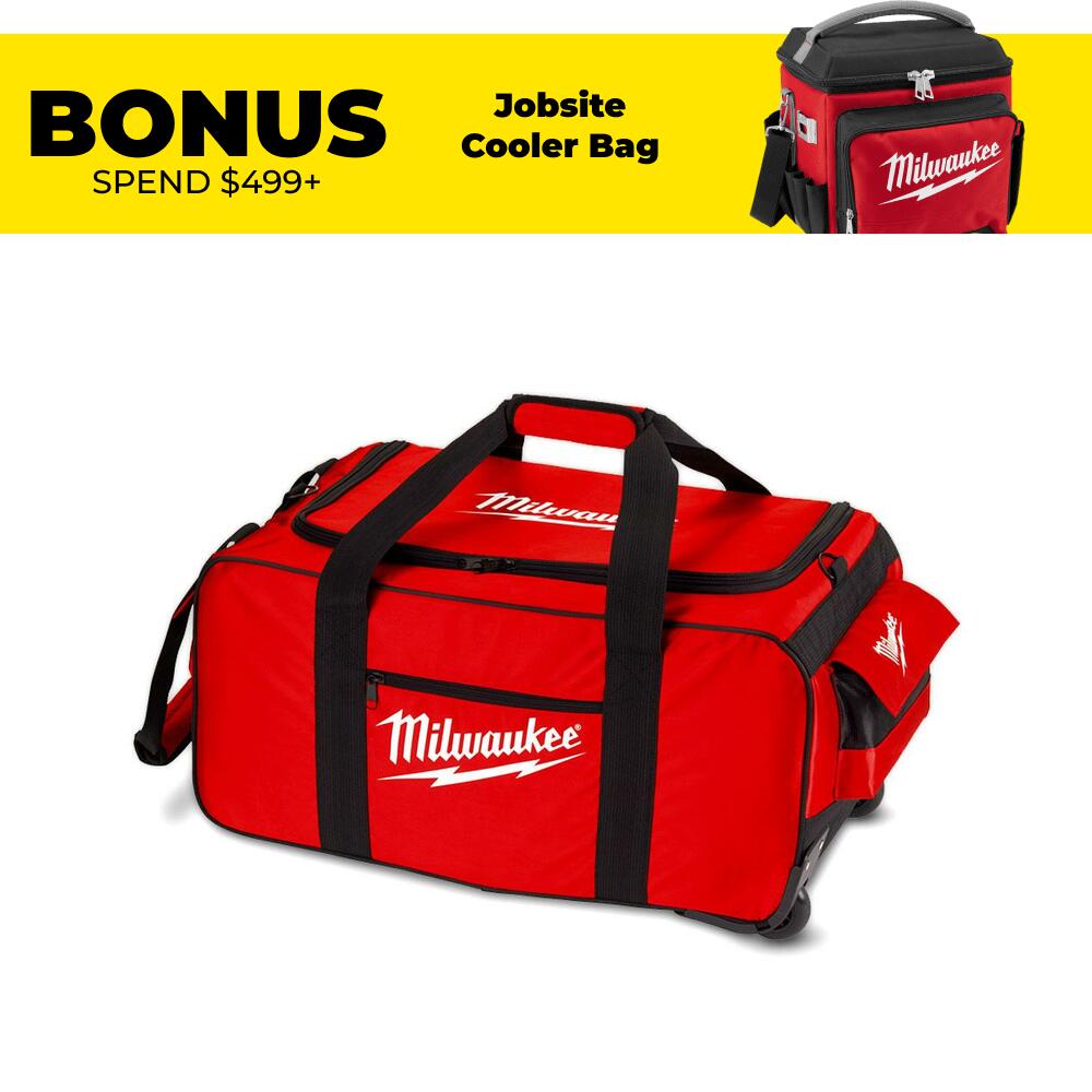 Milwaukee MILWB-M Medium Contractor Bag With Wheels