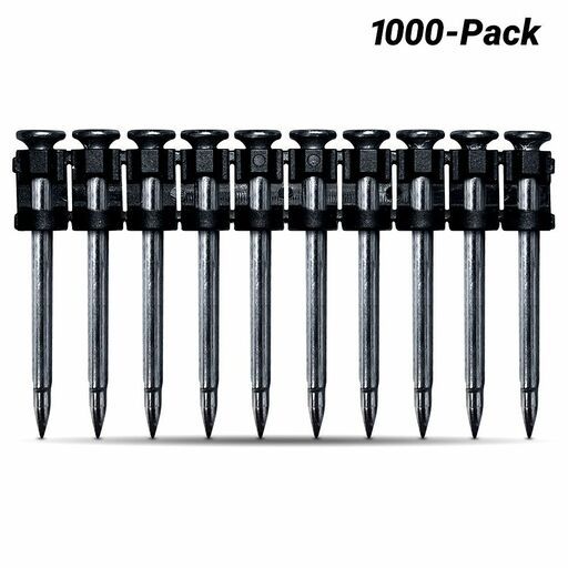 HiKOKI 4100472 1000-Pack 3.0mm x 40mm Concrete & Steel Nail to Suit NC1840DA