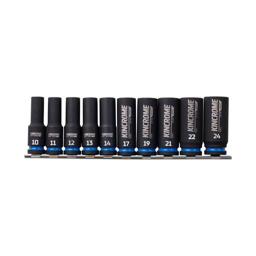 Kincrome K2082 10pce 1/2" Deep Impact Socket Set