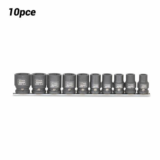 Kincrome K2095 10pce 1/2" Drive Impact Socket Set - Metric