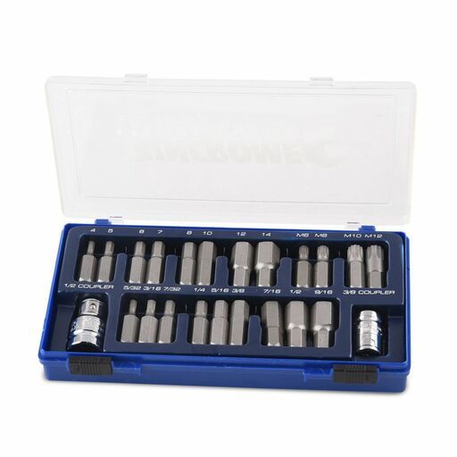 Kincrome 13784 23pce 1/2" Drive Hex & Spline Drive Set