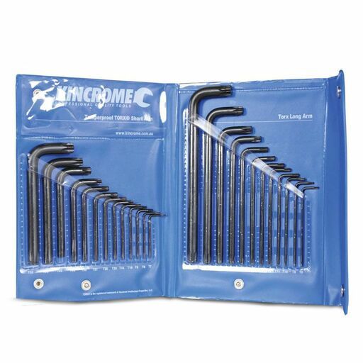 Kincrome K5055 25pce TORX & Tamperproof TORX Hex Key Set
