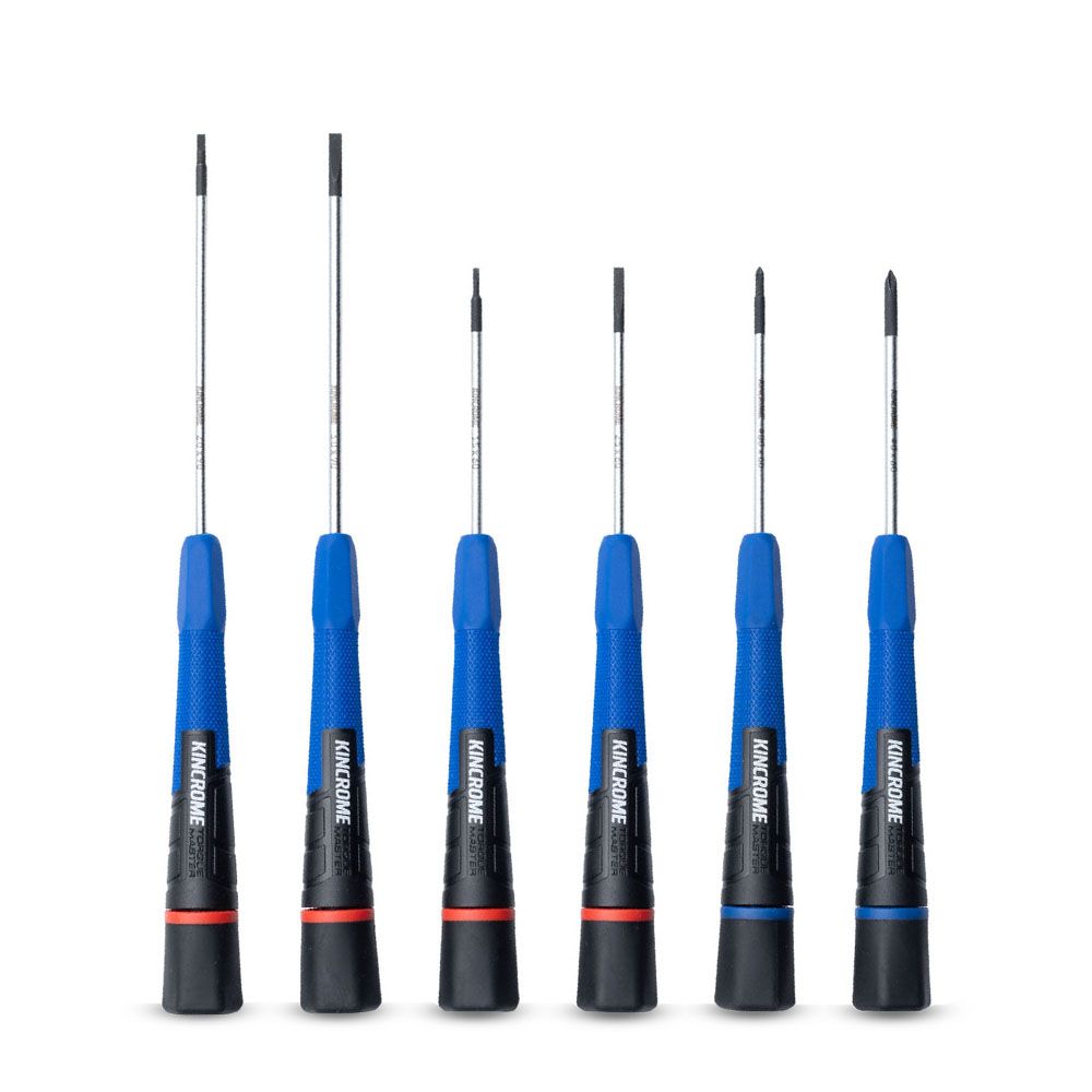 Kincrome K5651 6pce Phillips/Blade Precision Screwdriver Set – image 1