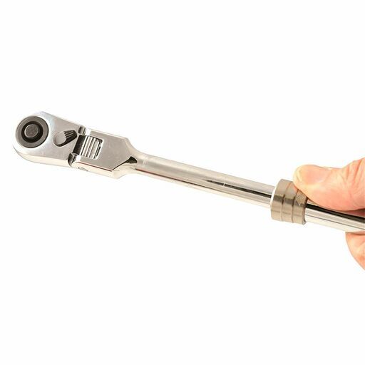Kincrome K2105 1/4" Drive Flex Head Telescopic Ratchet – image 4