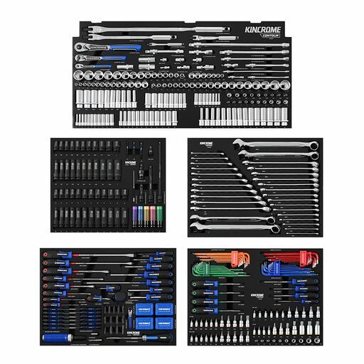 Kincrome P1826B 595pce 17 Drawer Black Contour Workshop Tool Kit – image 2