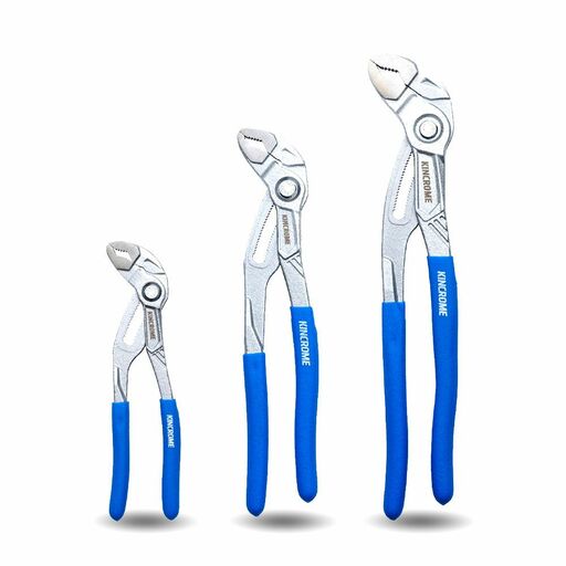 Kincrome K4814 3pce 180mm, 250mm & 300mm Water Pump Multi-Grip Plier Set – image 2