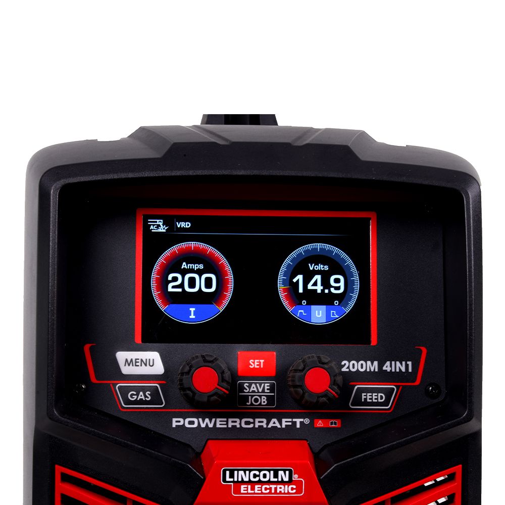 Lincoln Electric K69074-2 200m Multi 4-in-1 Powercraft 10Amp Multi Process Electric Welder – image 5
