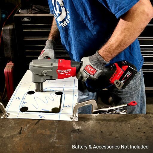 Milwaukee M18FNB350 18V Li-ion FUEL™ 10 Gauge Cordless Nibbler with ONE-KEY™​ - Skin Only – image 8