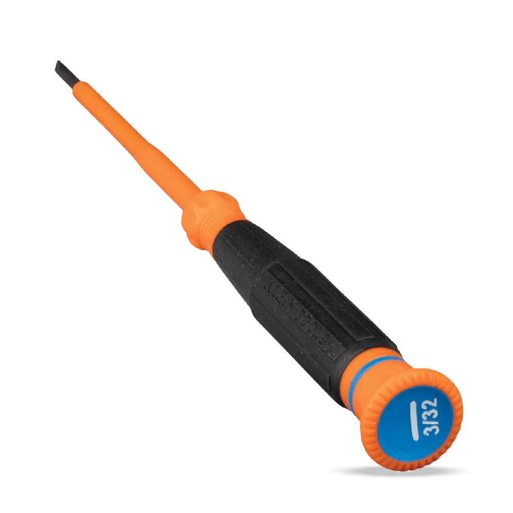 Klein A-6243INS 3/32" Slotted 3" Shank Insulated Precision Screwdriver – image 1