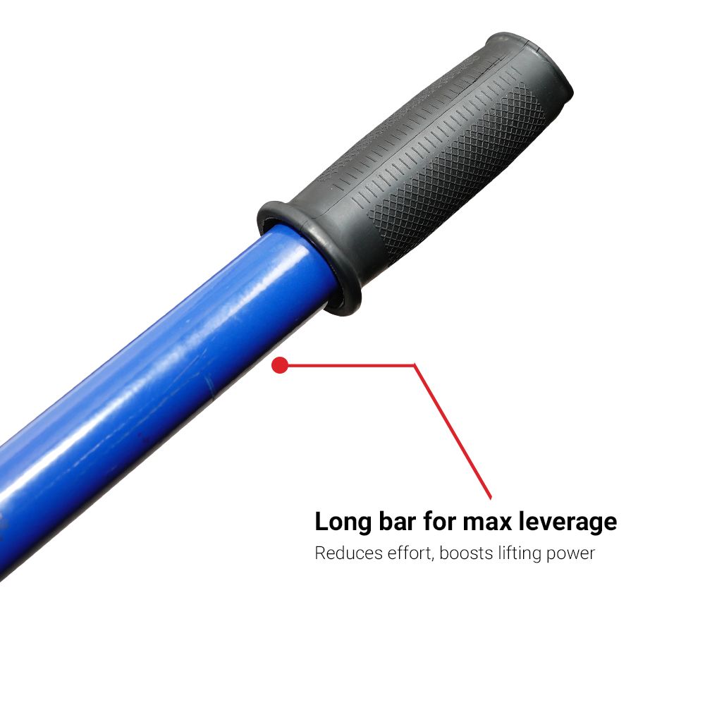 Iron Grip ICB5T 5 Ton Wheeled Flat Head Pulley Crowbar – image 3
