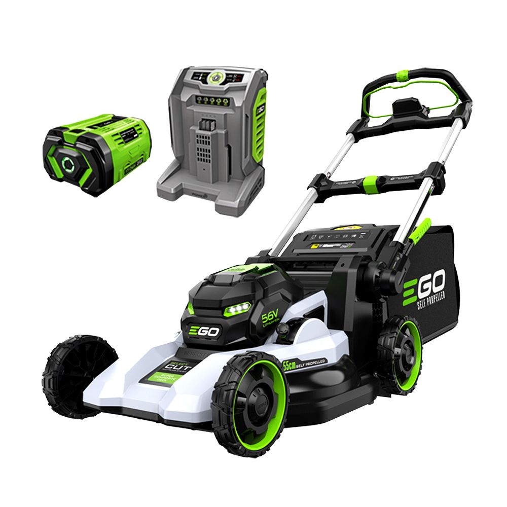 EGO LM2237E-SP 56V 12.0Ah Li-ion POWER+ 55cm Super Composite Deck with Select Cut System Mower Combo Kit – image 1