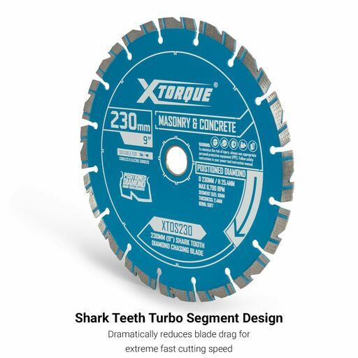 Xtorque XTOS230 230mm (9") Diamond Blade – image 3