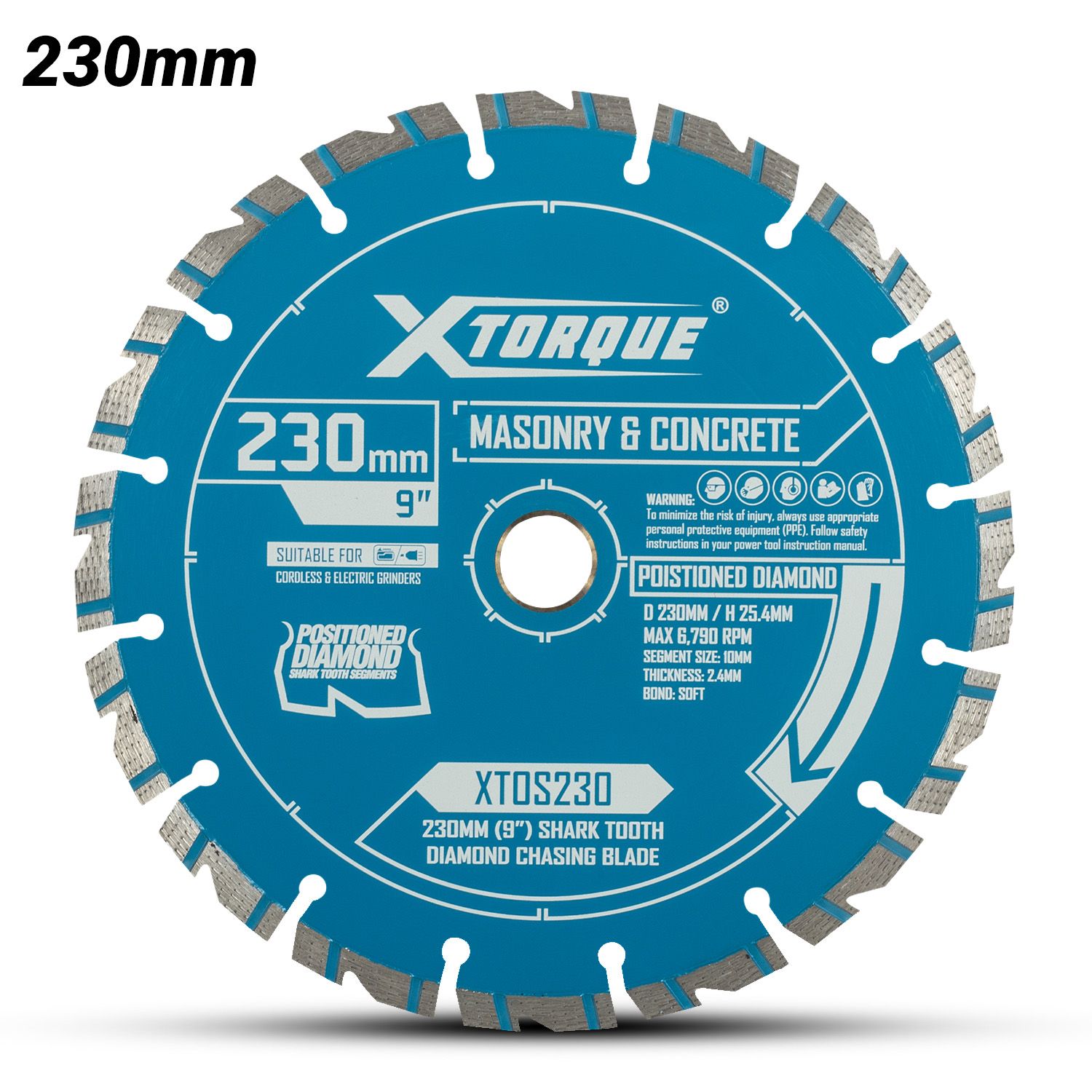 Xtorque XTOS230 230mm (9") Diamond Blade – image 1