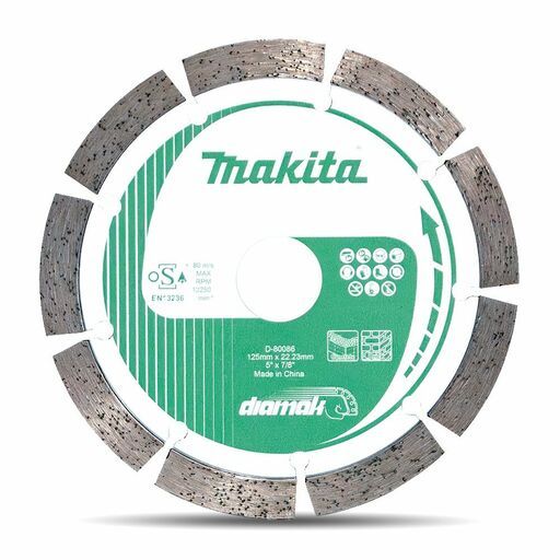 Makita D-80086-10 10-Pack 125mm x 22mm DIAMAK Segmented Diamond Blade – image 2