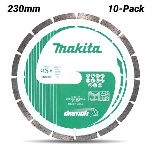 Makita A-84109 Segmented Diamond Blade Dry 115mm Gold