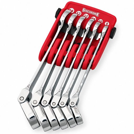 Sidchrome SCMT22293 6pce Geared Flex M Wrench Set – image 2