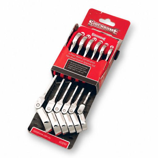 Sidchrome SCMT22293 6pce Geared Flex M Wrench Set – image 4