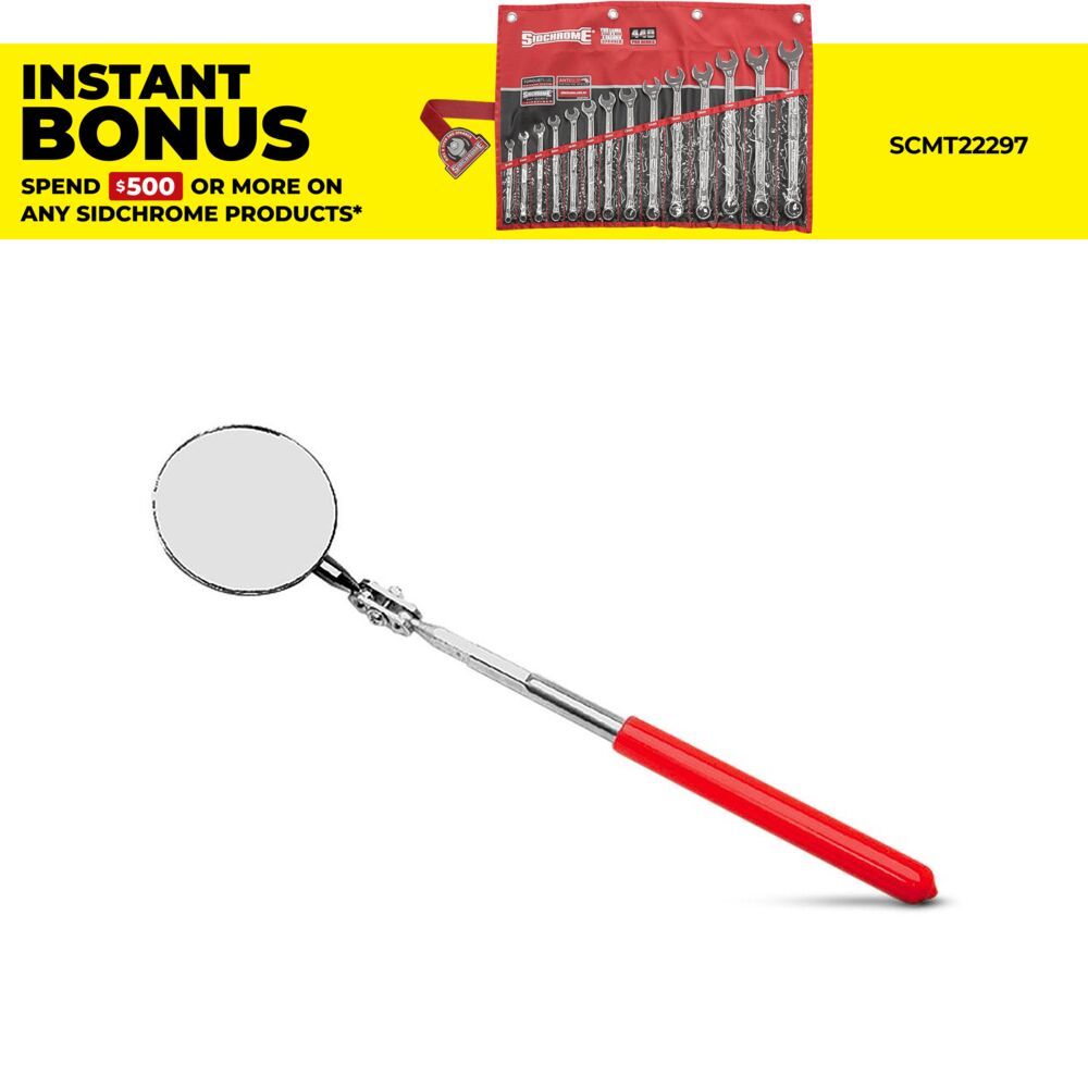 Sidchrome SCMT70188 Large Telescopic Inspection Mirror – image 1