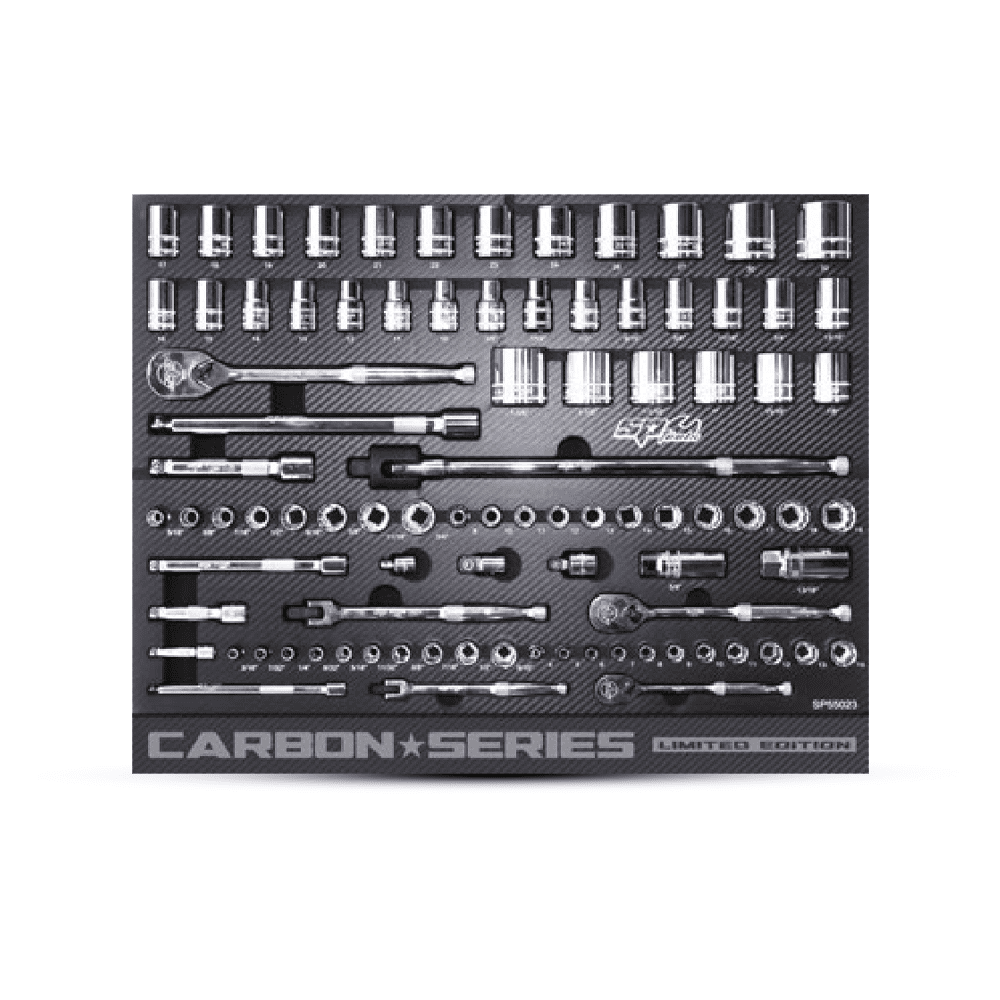 SP Tools SP59562X 278pce Metric / SAE 42 Series 12 Drawer Grey Carbon Foamed Tool Kit – image 4